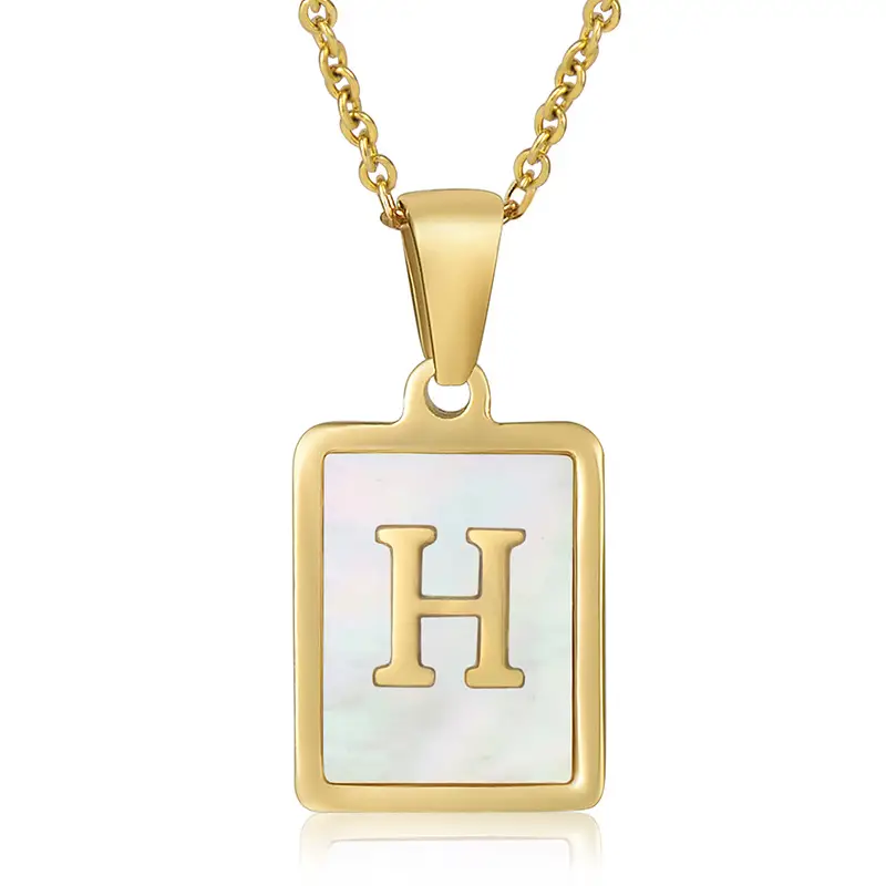 18K Gold F Necklace for Women - Image 8