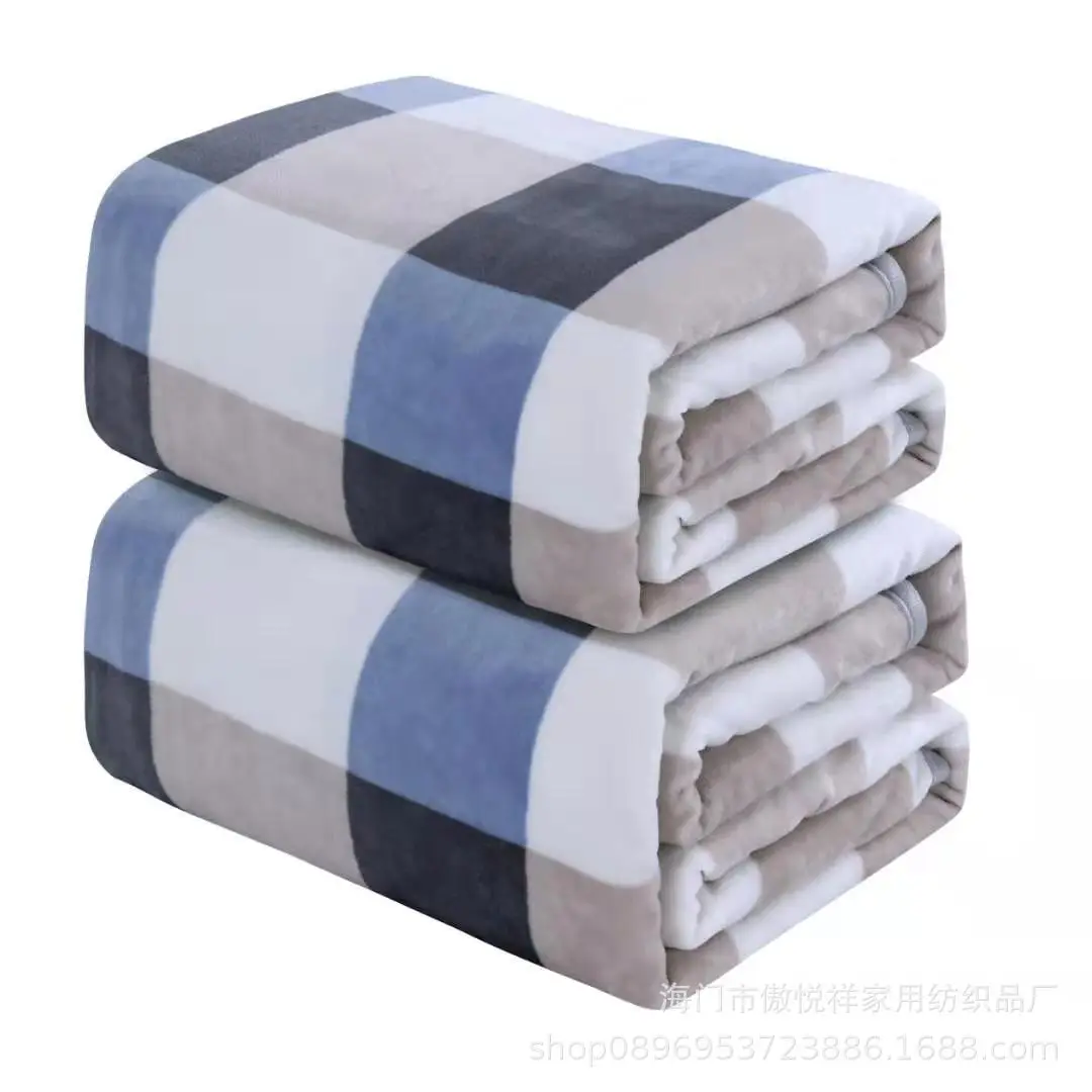 Coral Floral Fleece Blanket Gift Boxed Thickened - Image 11