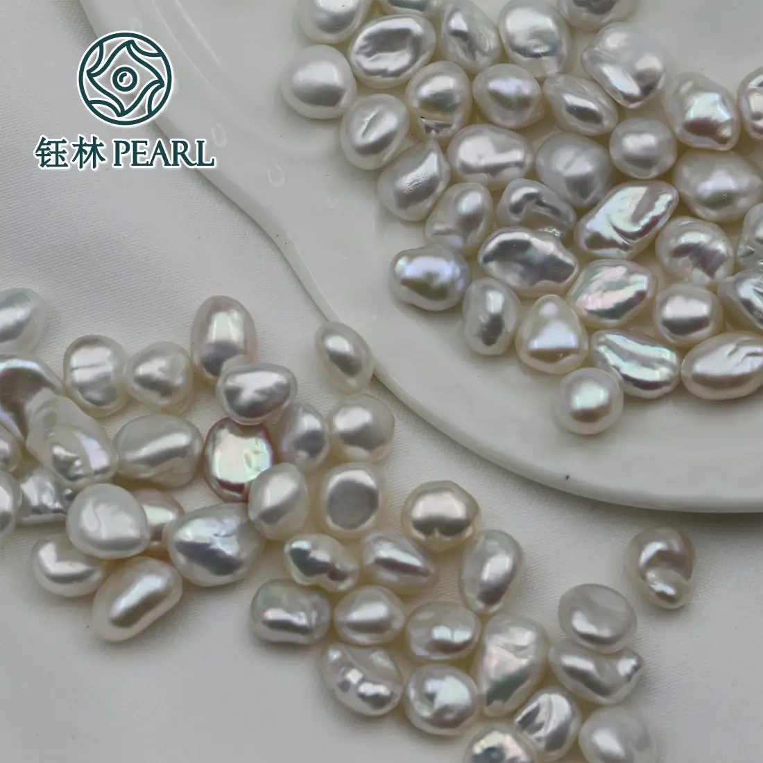 Broken Silver Baroque Pearl Jewelry Set - Image 5