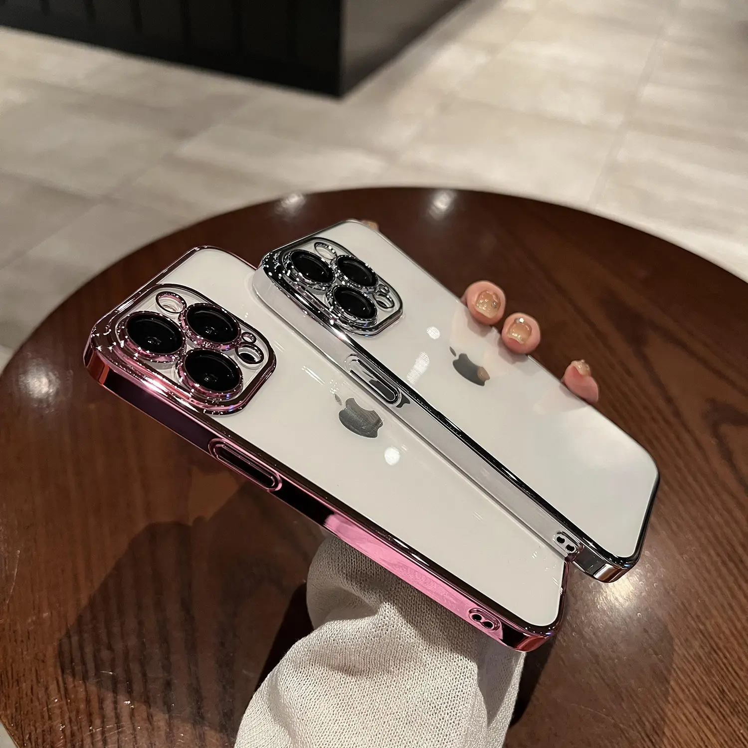 Apple iPhone 16 Pro Full-Cover Protective Case with Lens Film