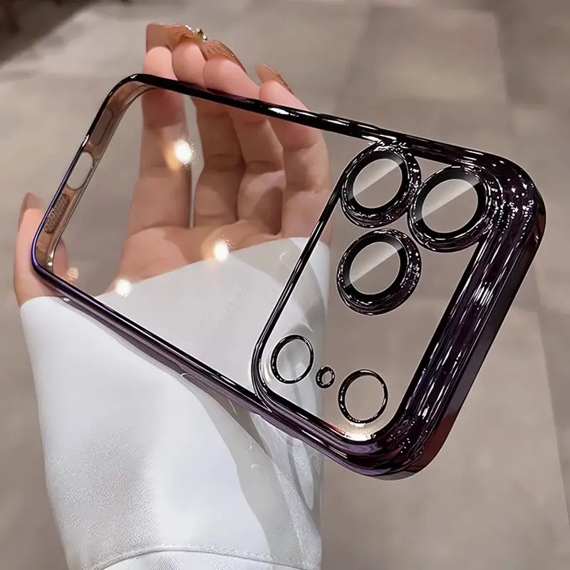 Apple iPhone 16 Pro Full-Cover Protective Case with Lens Film