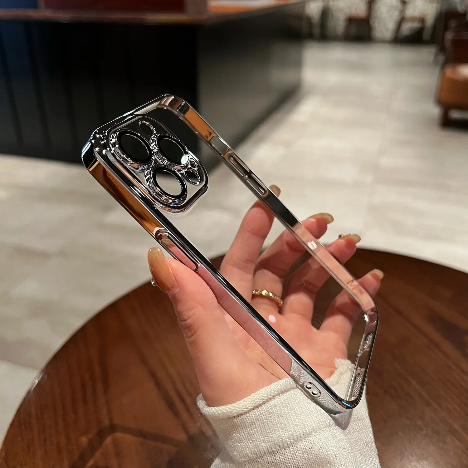 Apple iPhone 16 Pro Full-Cover Protective Case with Lens Film