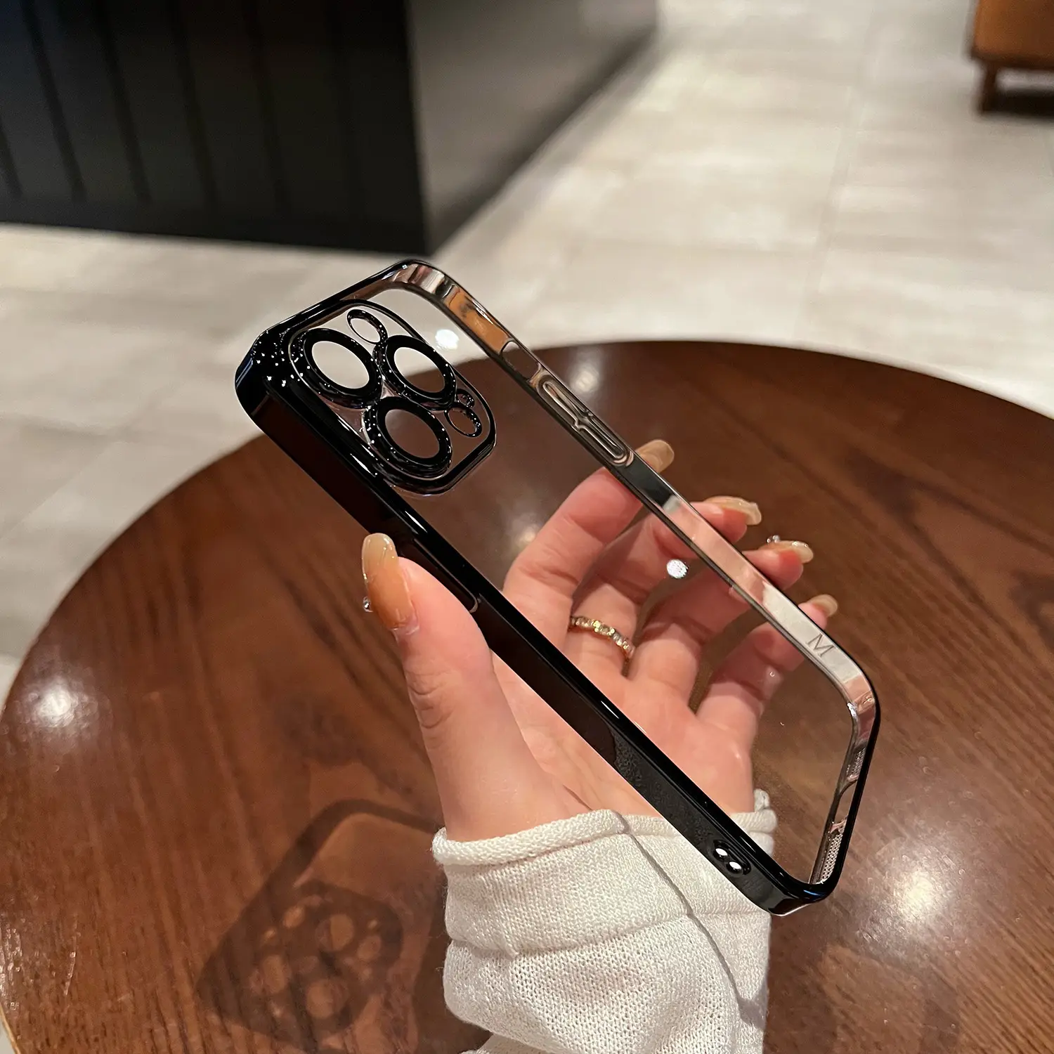 Apple iPhone 16 Pro Full-Cover Protective Case with Lens Film