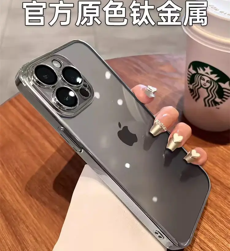 Apple iPhone 16 Pro Full-Cover Protective Case with Lens Film