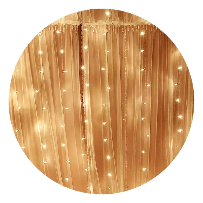 Starry Ice Flashing LED Curtain Light 3x3M