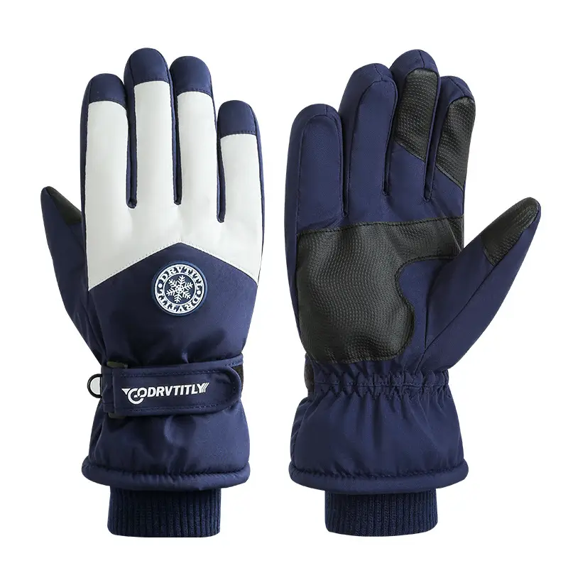Winter Ski Gloves Women Waterproof Velvet Touch Screen Cycling Warm Cold - Image 2