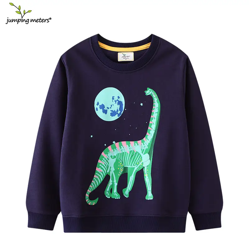Kids Green Dinosaur Sweatshirt Small Medium - Image 6