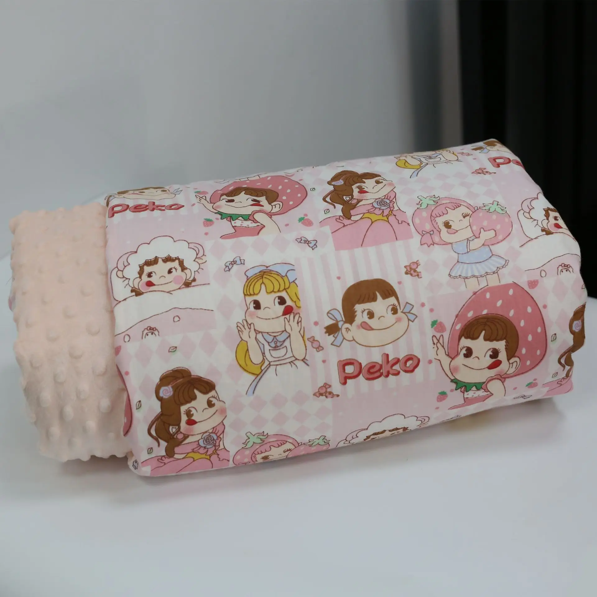 Baby Crib Quilted Cotton Blanket Cartoon Design Winter Warm