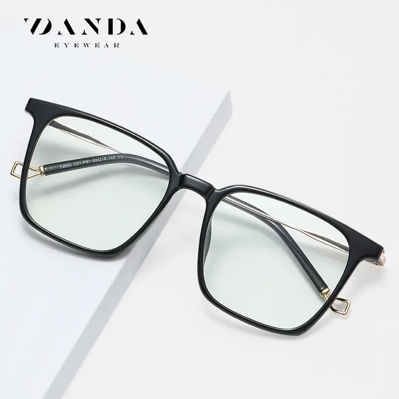 Men Women Anti-Blue Light Glasses Flat Mirror TR90