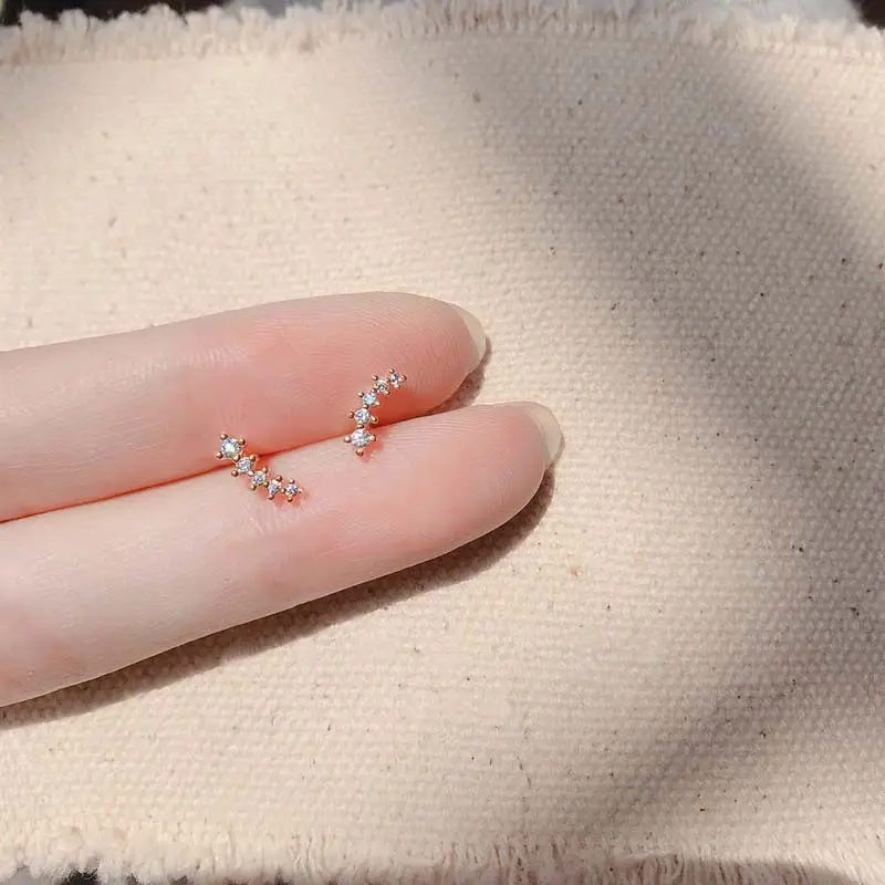 Sterling Silver Wheat Ear Earrings with Flowing Star & Moon Design - Image 4