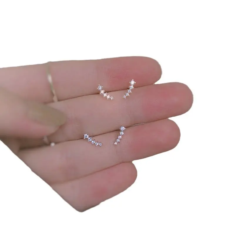 Sterling Silver Wheat Ear Earrings with Flowing Star & Moon Design - Image 6