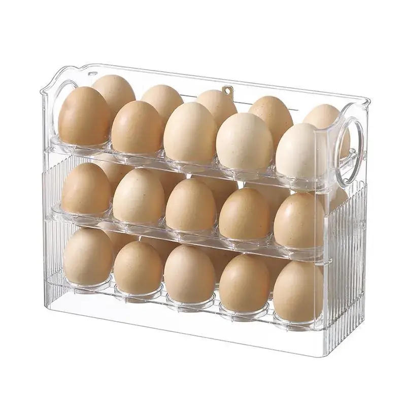 Automatic Flip Egg Storage Box Refrigerator Side Door - Image 7