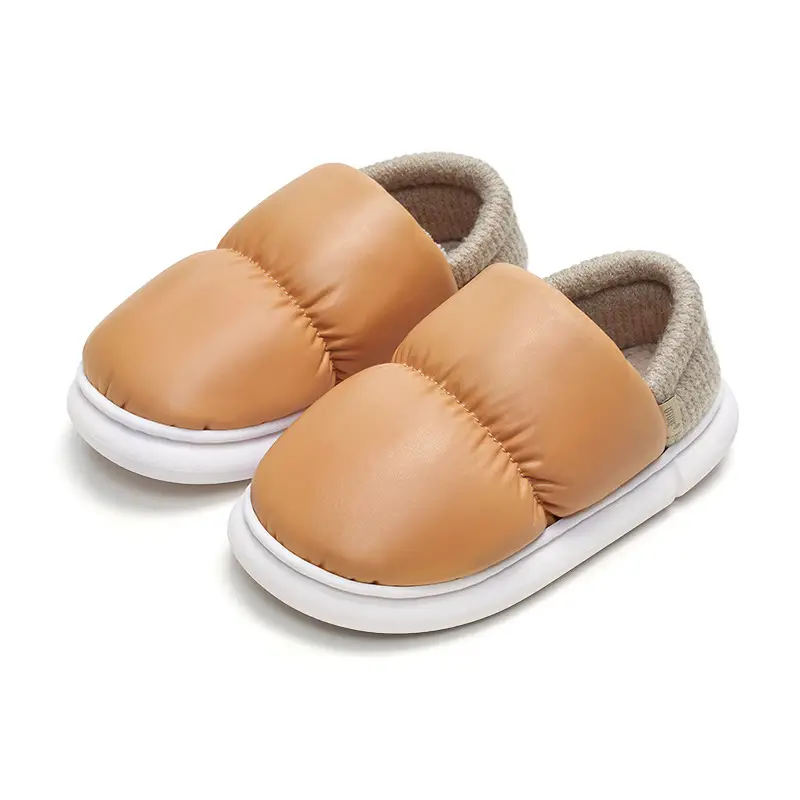Women's high-profile toast shoes, cotton-padded slippers, postpartum winter confinement shoes, fleece-lined cotton-padded shoes, home indoor non-slip men's shoes