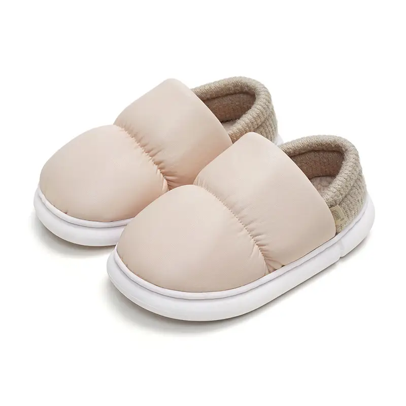 Women's high-profile toast shoes, cotton-padded slippers, postpartum winter confinement shoes, fleece-lined cotton-padded shoes, home indoor non-slip men's shoes