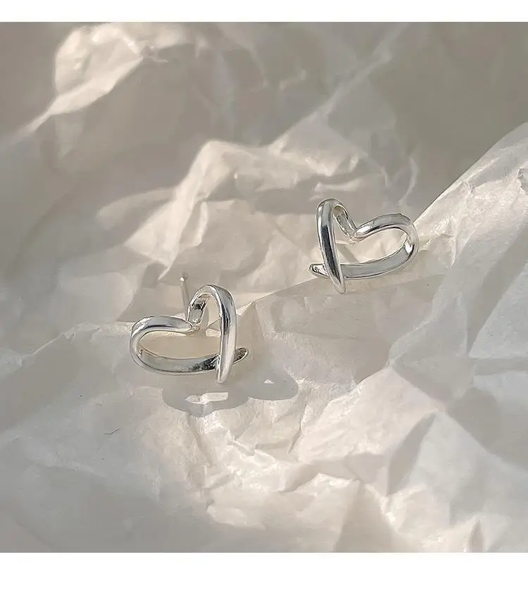 925 Silver Hollow Heart Earrings for Women — feature 13