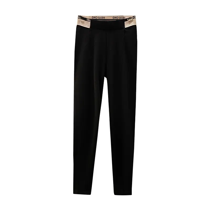 Black Slimming Leggings Plus Size 2024 Spring - Image 9