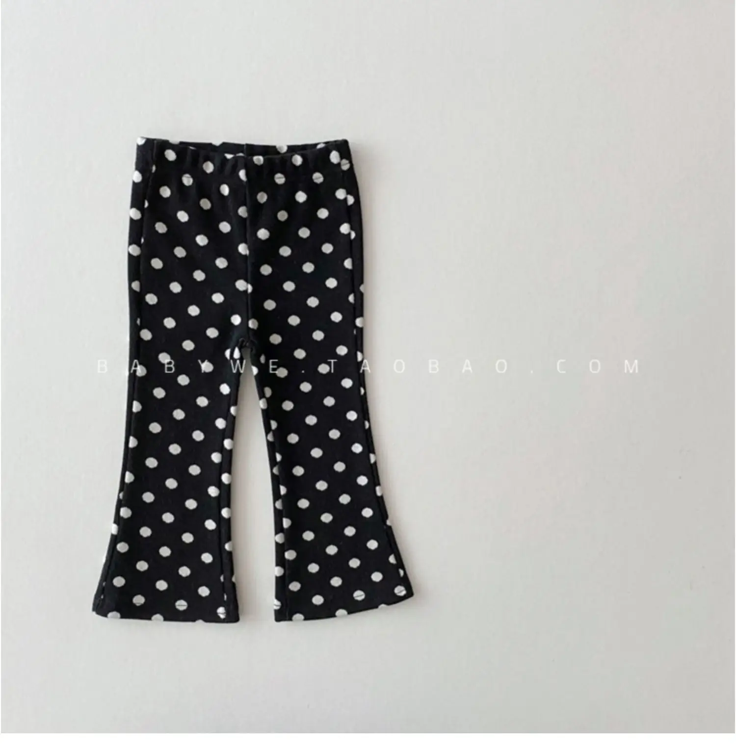 Girls Plaid Flared Pants Spring Autumn Medium to Large