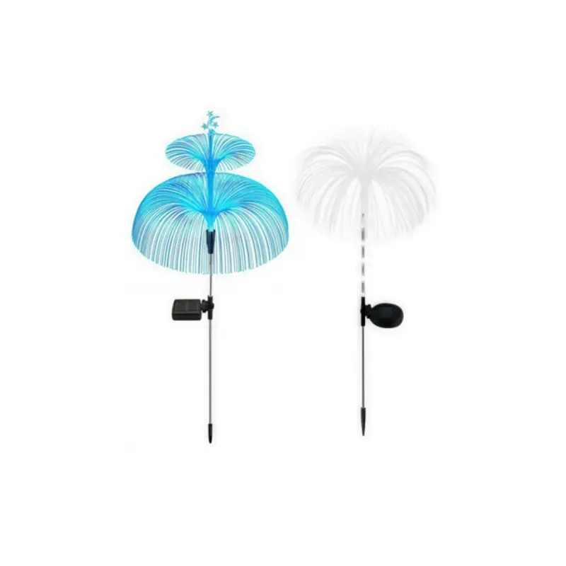 Solar Jellyfish Lamp Outdoor Double Layer Star Moon Decor - Image 30