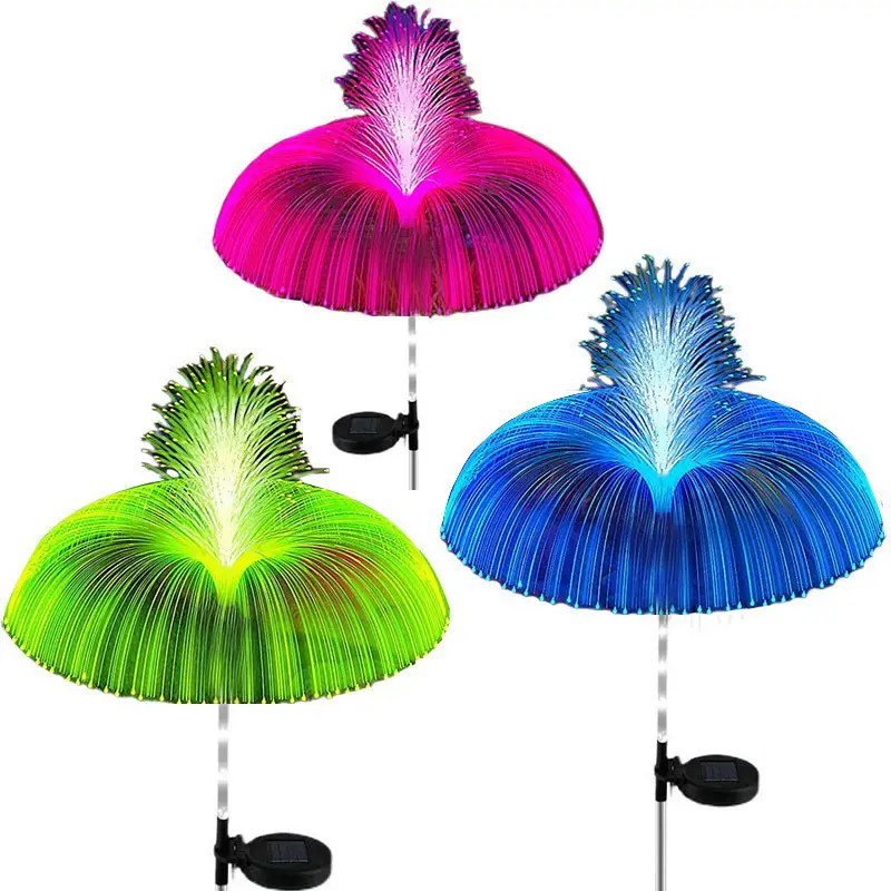 Solar Jellyfish Lamp Outdoor Double Layer Star Moon Decor - Image 12