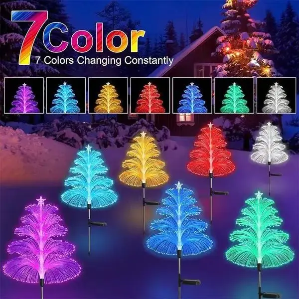Solar Jellyfish Lamp Outdoor Double Layer Star Moon Decor - Image 25