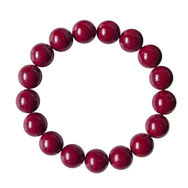 Red Round Bead Bracelet Set for Men Women Birth Year