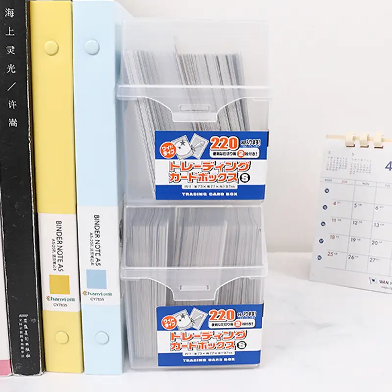 Japan Imported Card Storage Box Transparent Business Card Storage - Image 5