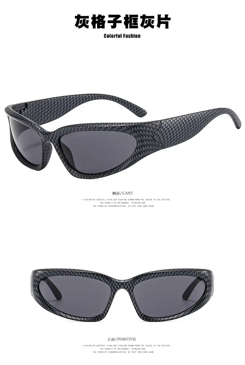 Millennium Future Cyberpunk Sunglasses Hot Girl Pink Freedom Theme — feature 11