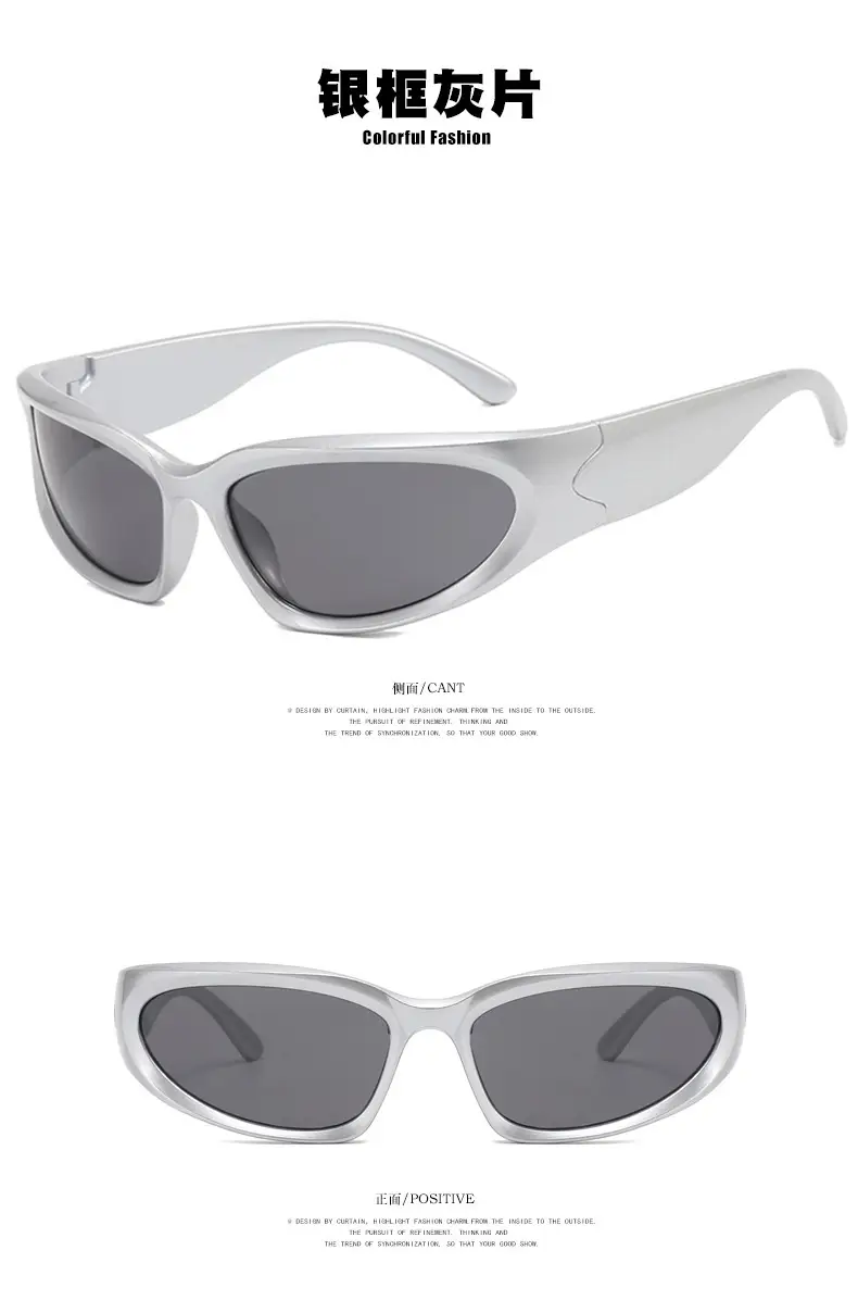 Millennium Future Cyberpunk Sunglasses Hot Girl Pink Freedom Theme — feature 13