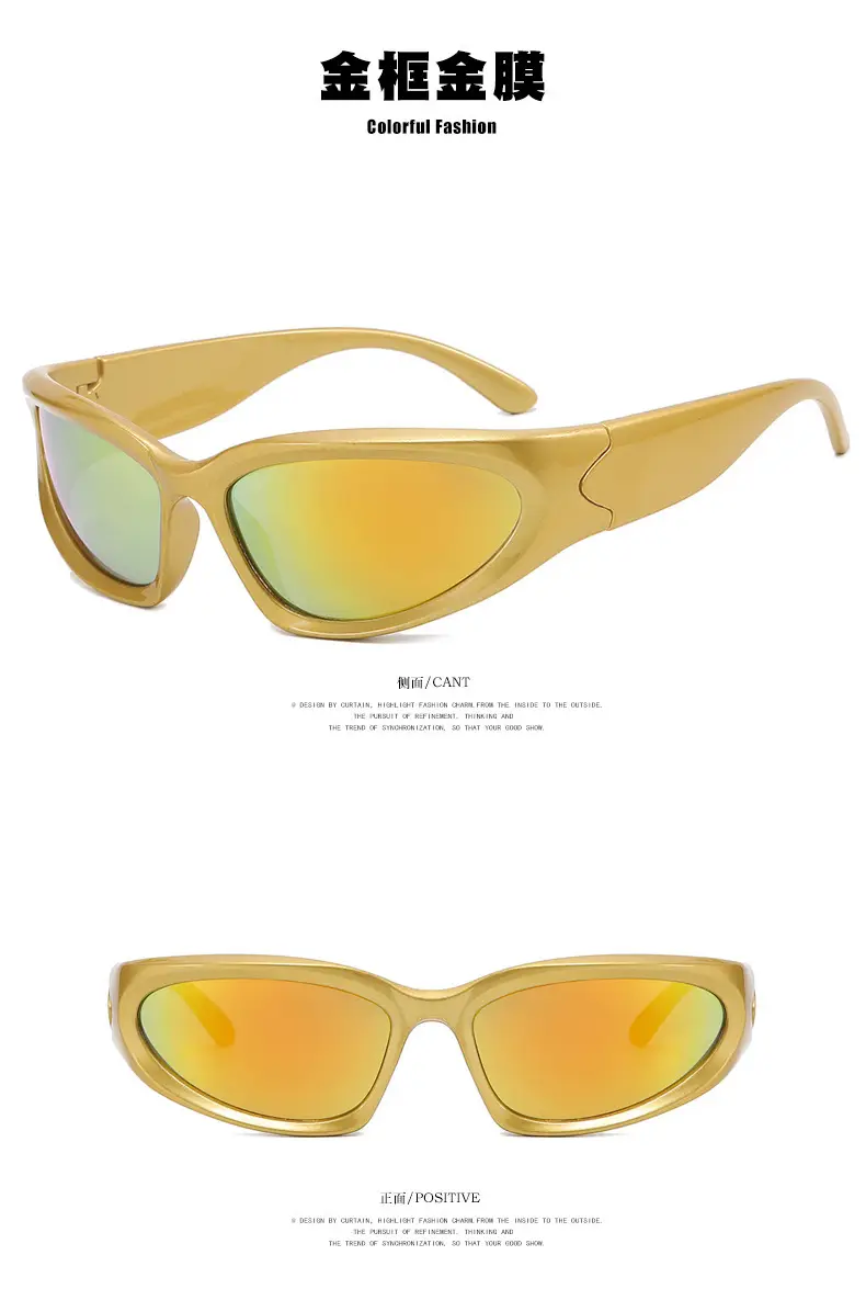 Millennium Future Cyberpunk Sunglasses Hot Girl Pink Freedom Theme — feature 14