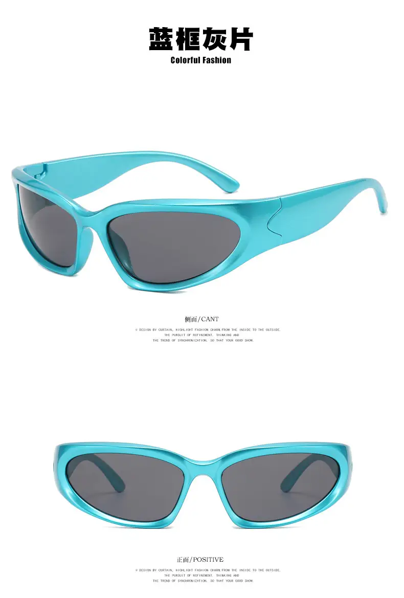 Millennium Future Cyberpunk Sunglasses Hot Girl Pink Freedom Theme — feature 19