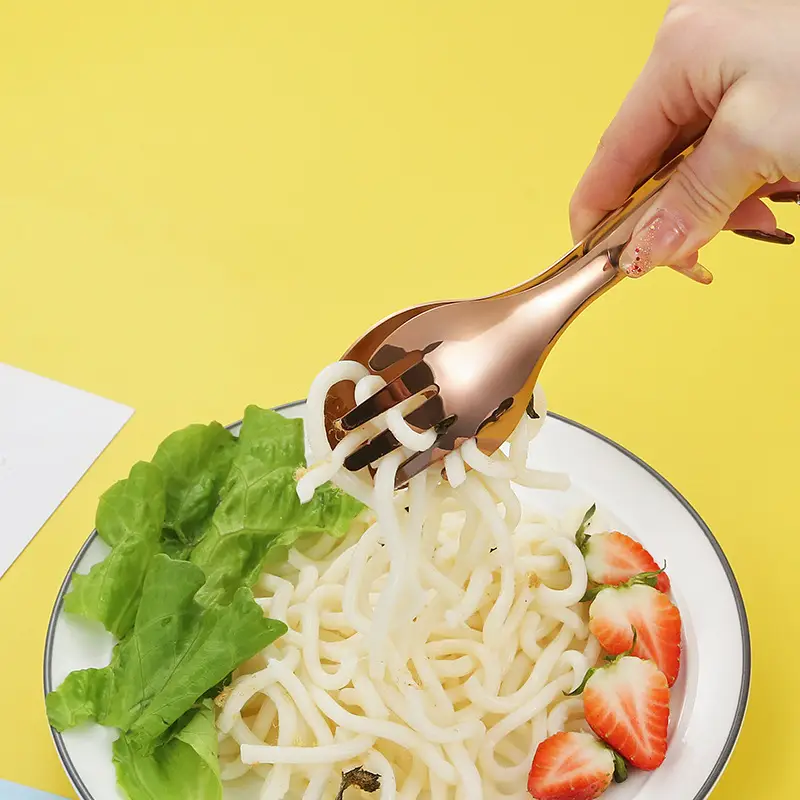 Stainless Steel Food Tongs for Home Kitchen Use