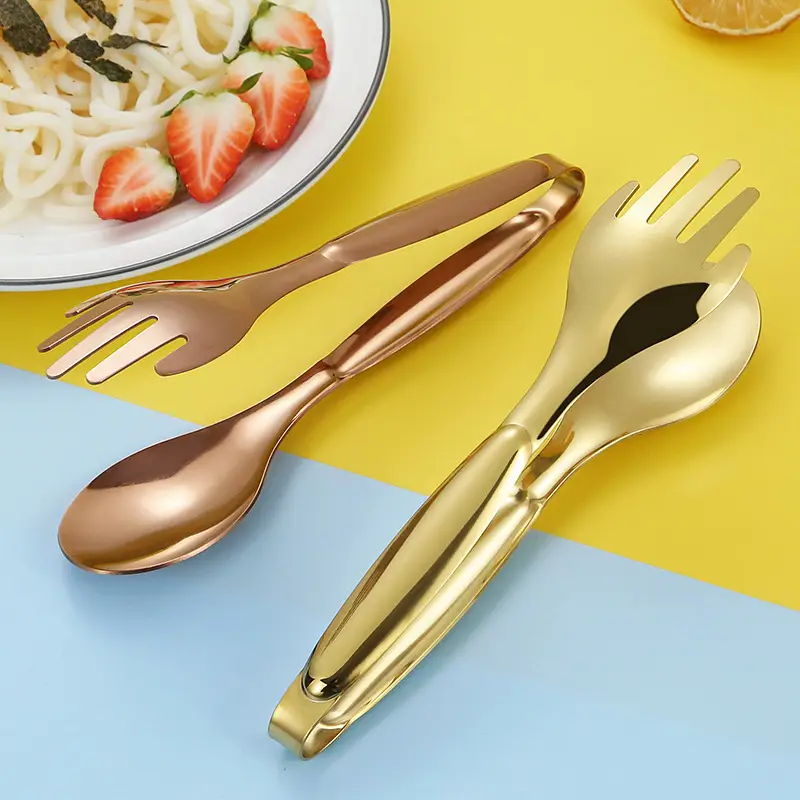 Stainless Steel Food Tongs for Home Kitchen Use