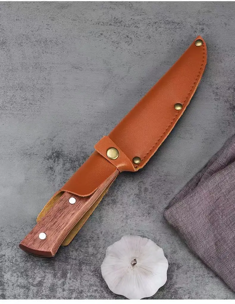 Stainless Steel Bloodletting Knife with Leather Handle — feature 16