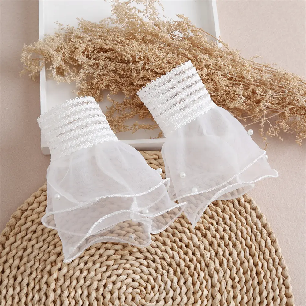 Black Lace Cuff Accessories for Women — feature 5