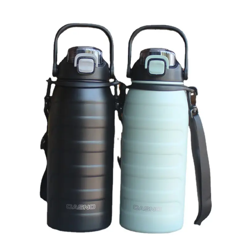 316 Insulated Water Cup Black Light Green 316 - Image 6