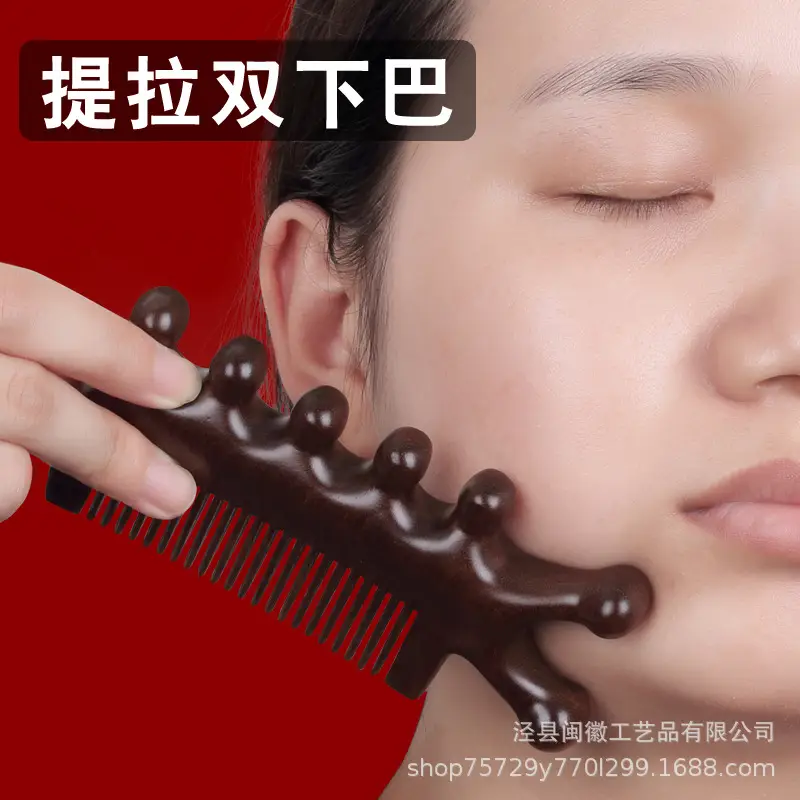 Wooden Scalp Massage Comb for Women Anti-Static - Image 4