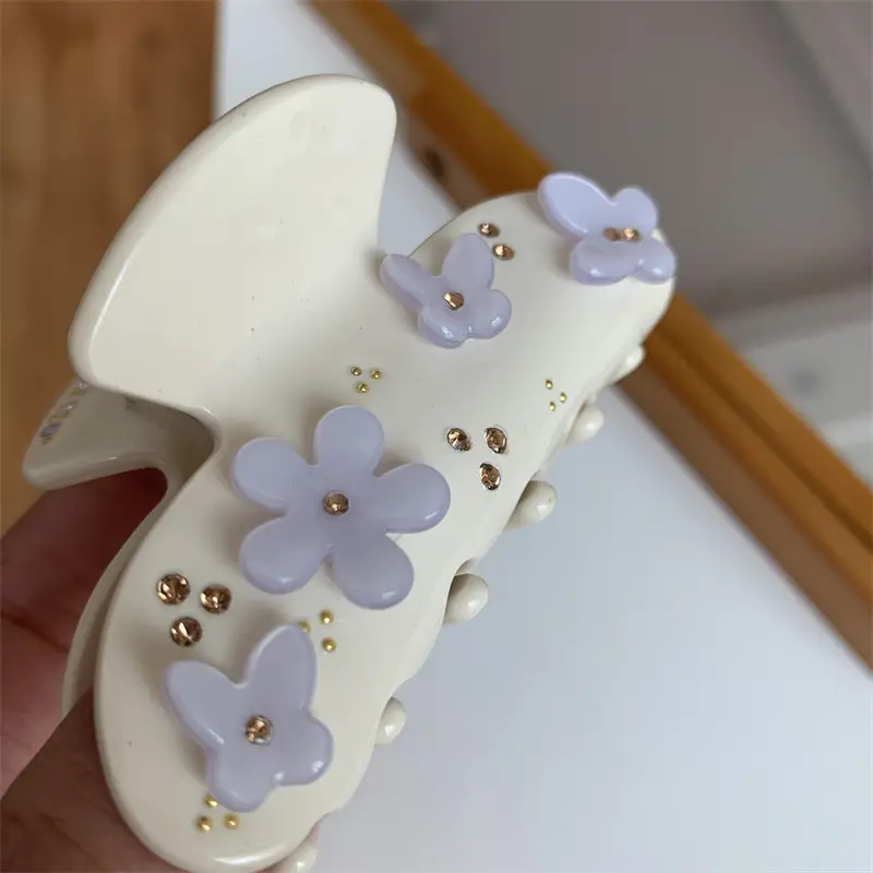Mori Style Hair Clip with Rhinestone & Korean Design