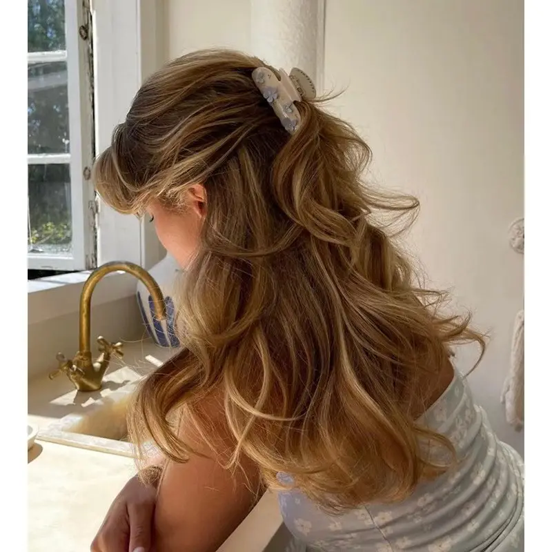 Mori Style Hair Clip with Rhinestone & Korean Design