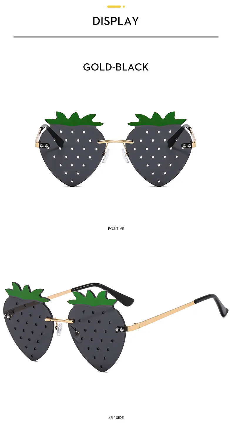 Strawberry Frameless Sunglasses for Women — feature 10