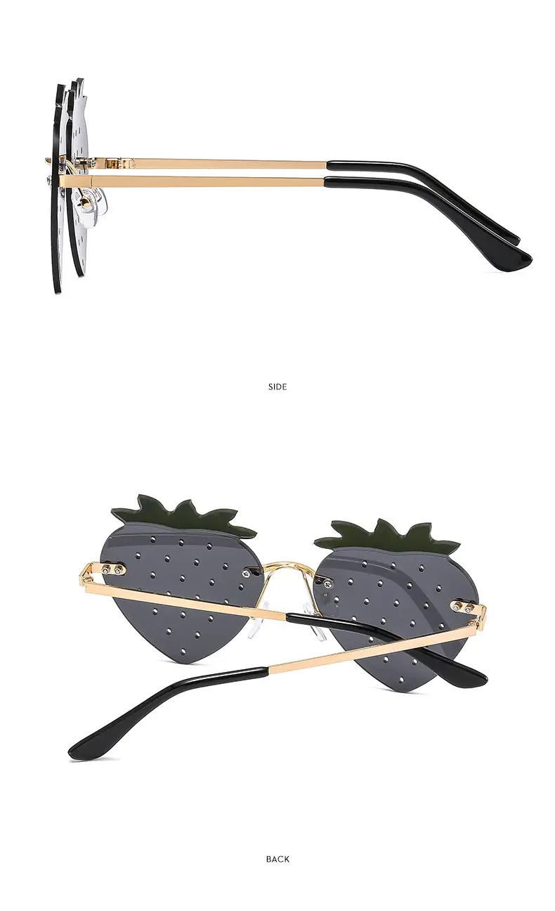 Strawberry Frameless Sunglasses for Women — feature 11