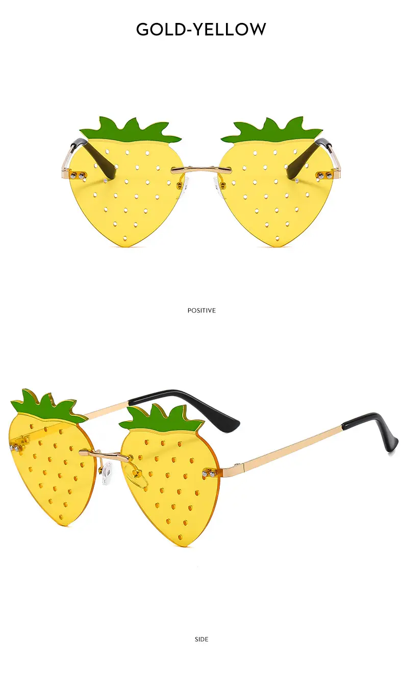 Strawberry Frameless Sunglasses for Women — feature 15