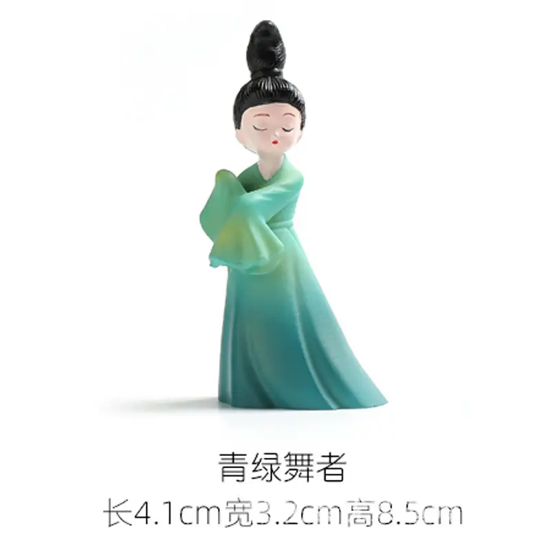 Green Color Changing Tea Pet Ornament for Home Decor - Image 2