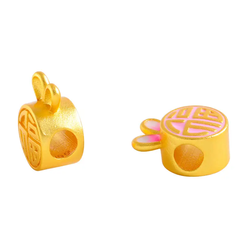 Antique Gold Rabbit Earrings for Women 13mm - Image 8