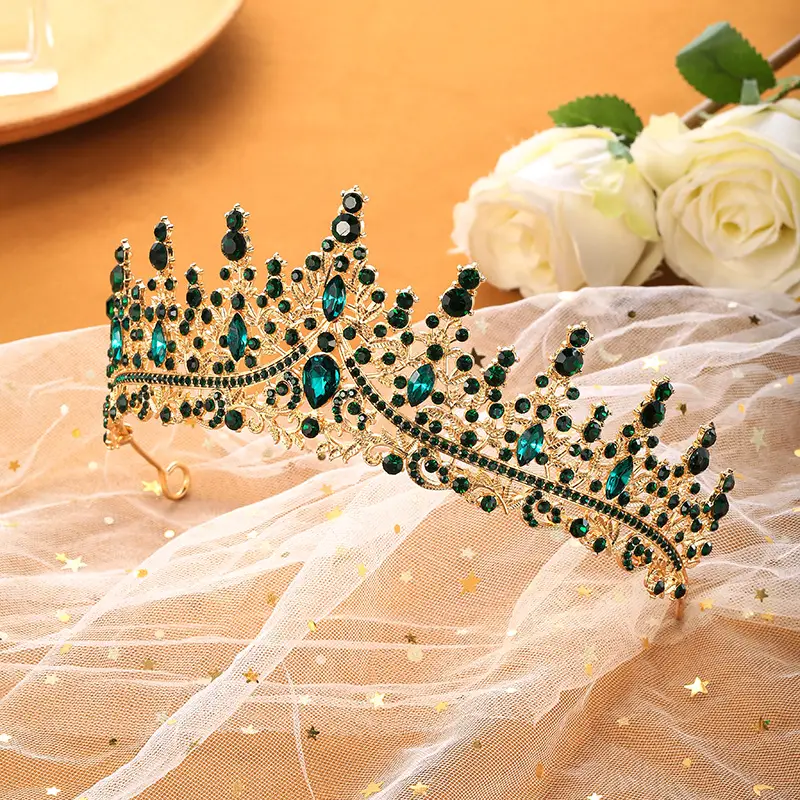 Rhinestone Bridal Crown for Girls 2025 Birthday - Image 13