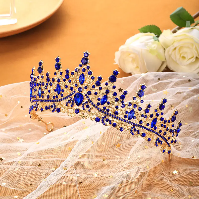 Rhinestone Bridal Crown for Girls 2025 Birthday - Image 14