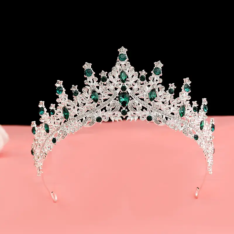 Rhinestone Bridal Crown for Girls 2025 Birthday - Image 18
