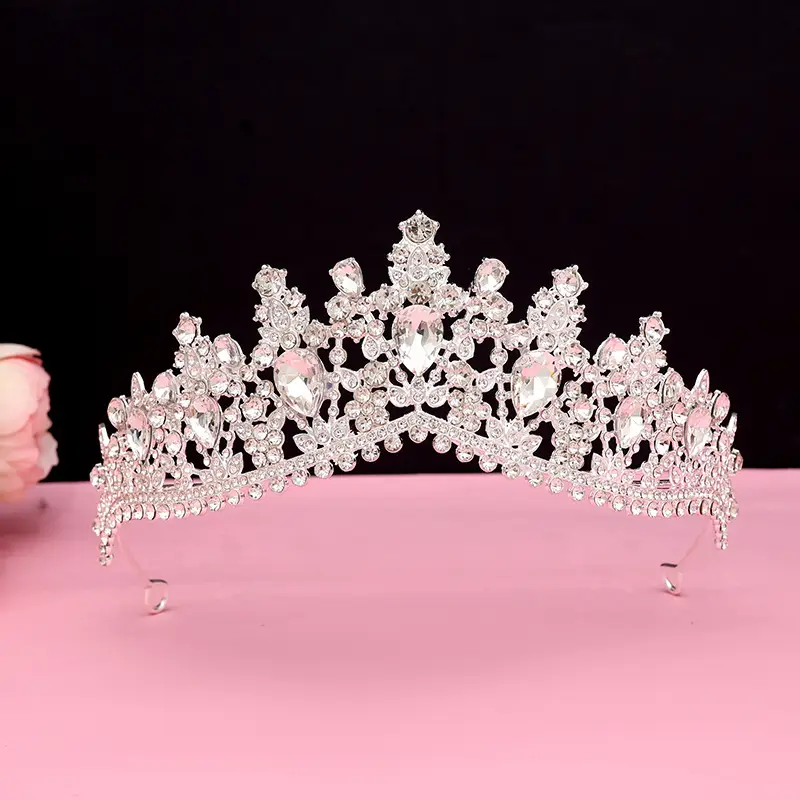 Rhinestone Bridal Crown for Girls 2025 Birthday - Image 34