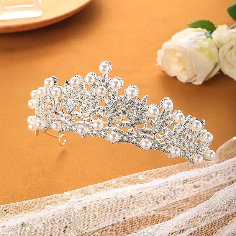 Rhinestone Bridal Crown for Girls 2025 Birthday - Image 36