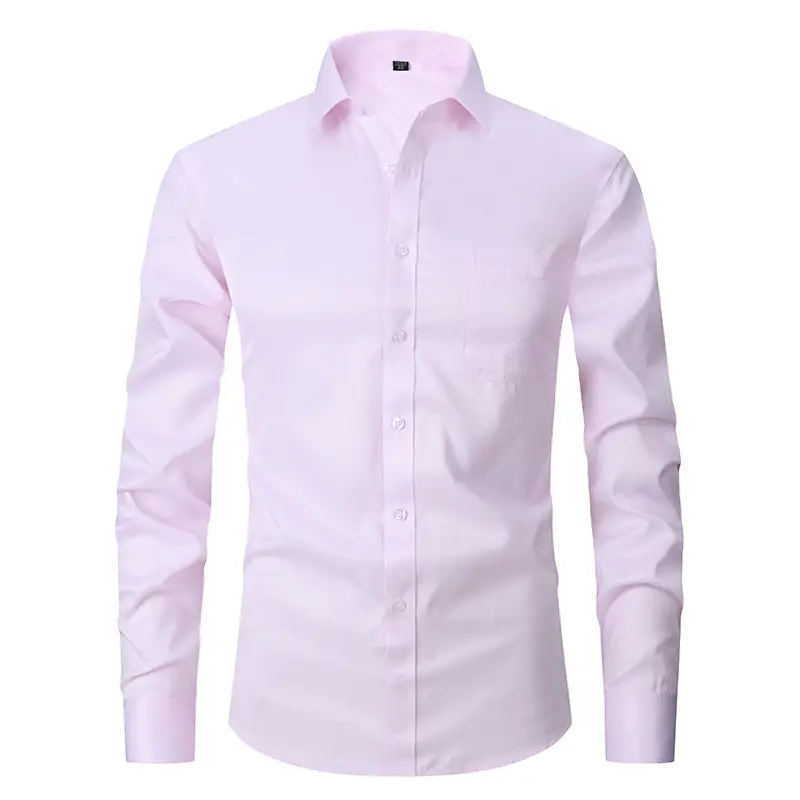 White Plus Size Men's Striped Shirt 2026 - Image 17