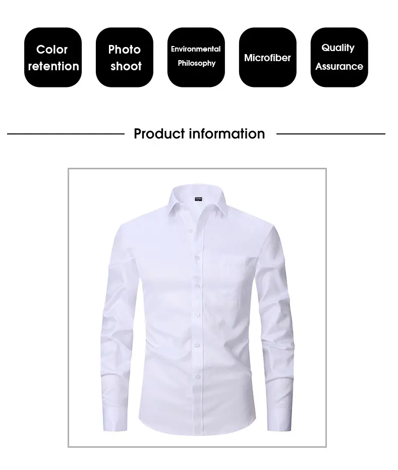 White Plus Size Men's Striped Shirt 2026 — feature 15
